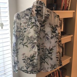 Banana Republic Floral Blouse